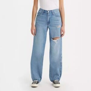 🌻Levi's Premium Baggy Dad Medium Wash Women's Jeans Size 27